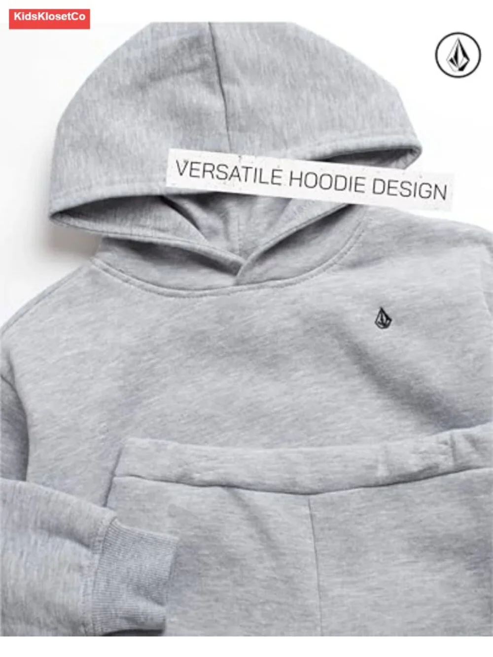 2 Piece Fleece Pullover Hoodie and Jogger Pants Set for Boys